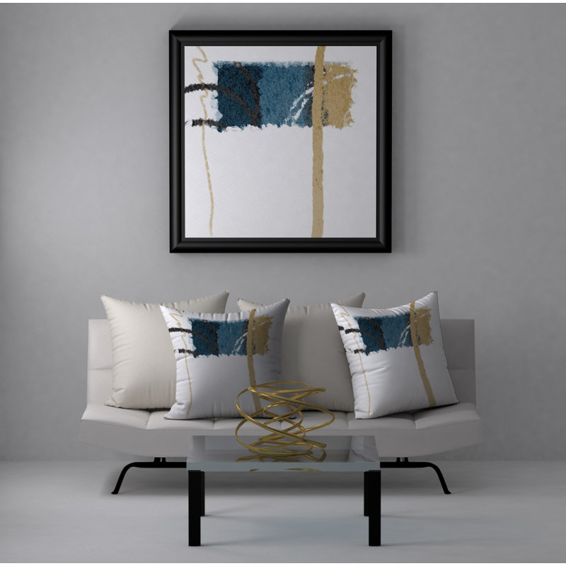 Housse de coussin et insert de magnifique relaxation carrée, 24 po x 24 po