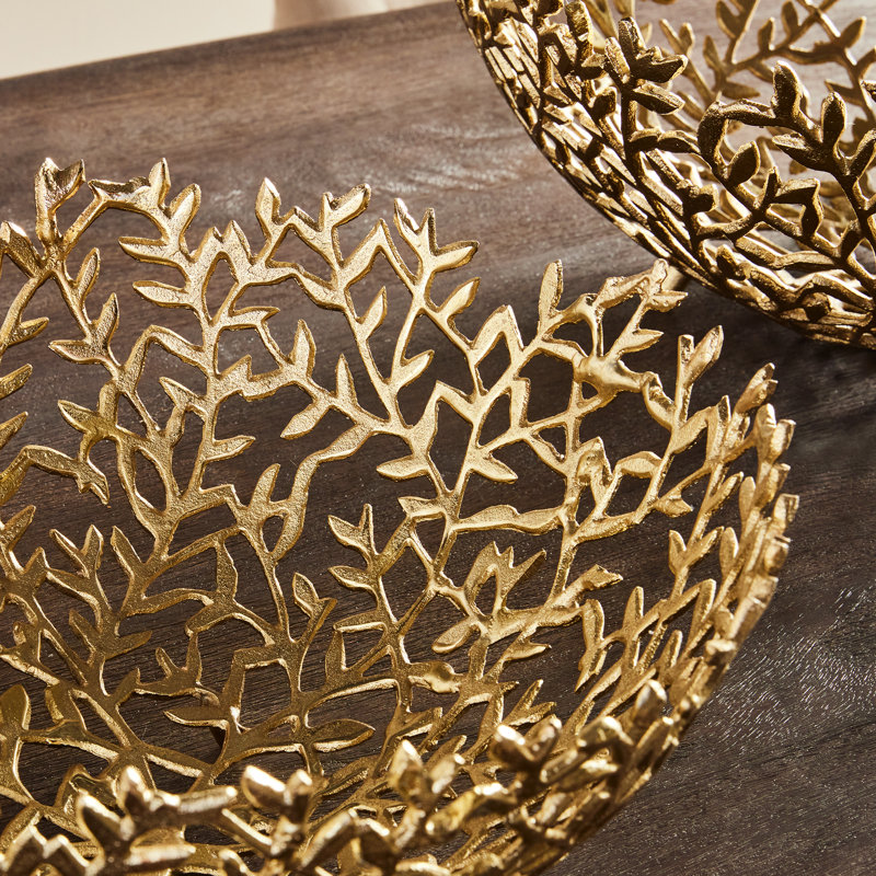 Aluminum Decorative Bowl Set