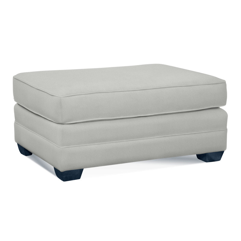 Repose-pieds standard rectangulaire Bedford, Brown Geometric, 0456-33, Marine