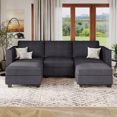 Canapé modulaire en U avec rangement Vevey