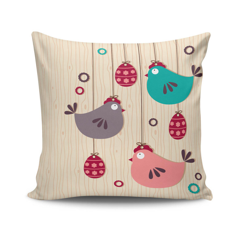 Housse de coussin en polyester Enilda