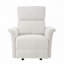Fauteuil inclinable manuel en cuir synthétique
