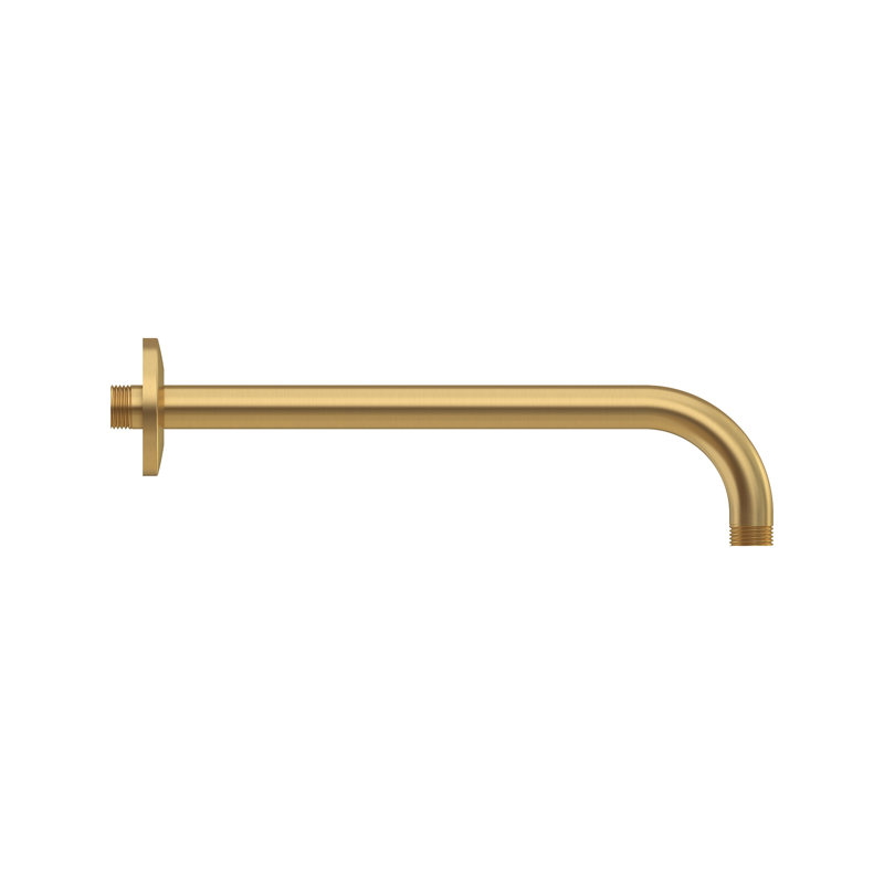 Rain 12-Inch Wall Mount Right Angle Rain Showerhead Arm