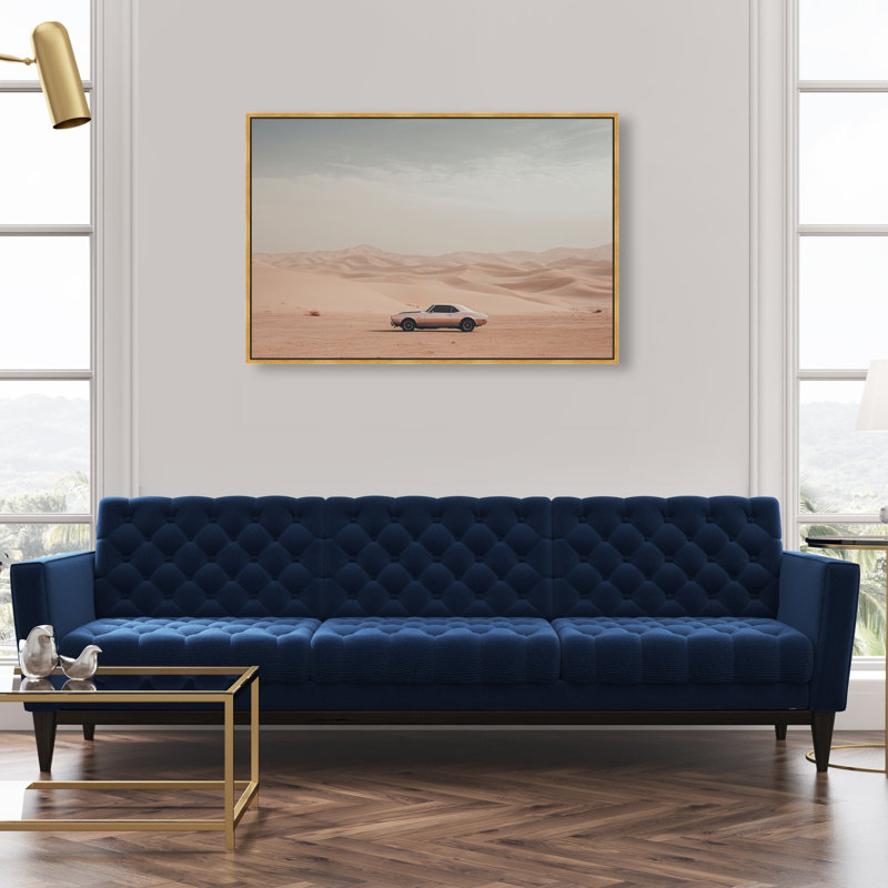 Mechanical Soliloquy Canvas Transportation Print by Oliver Gal, Black Frame, 15 x 10, 17"H x 25"W, Gold Floater Frame