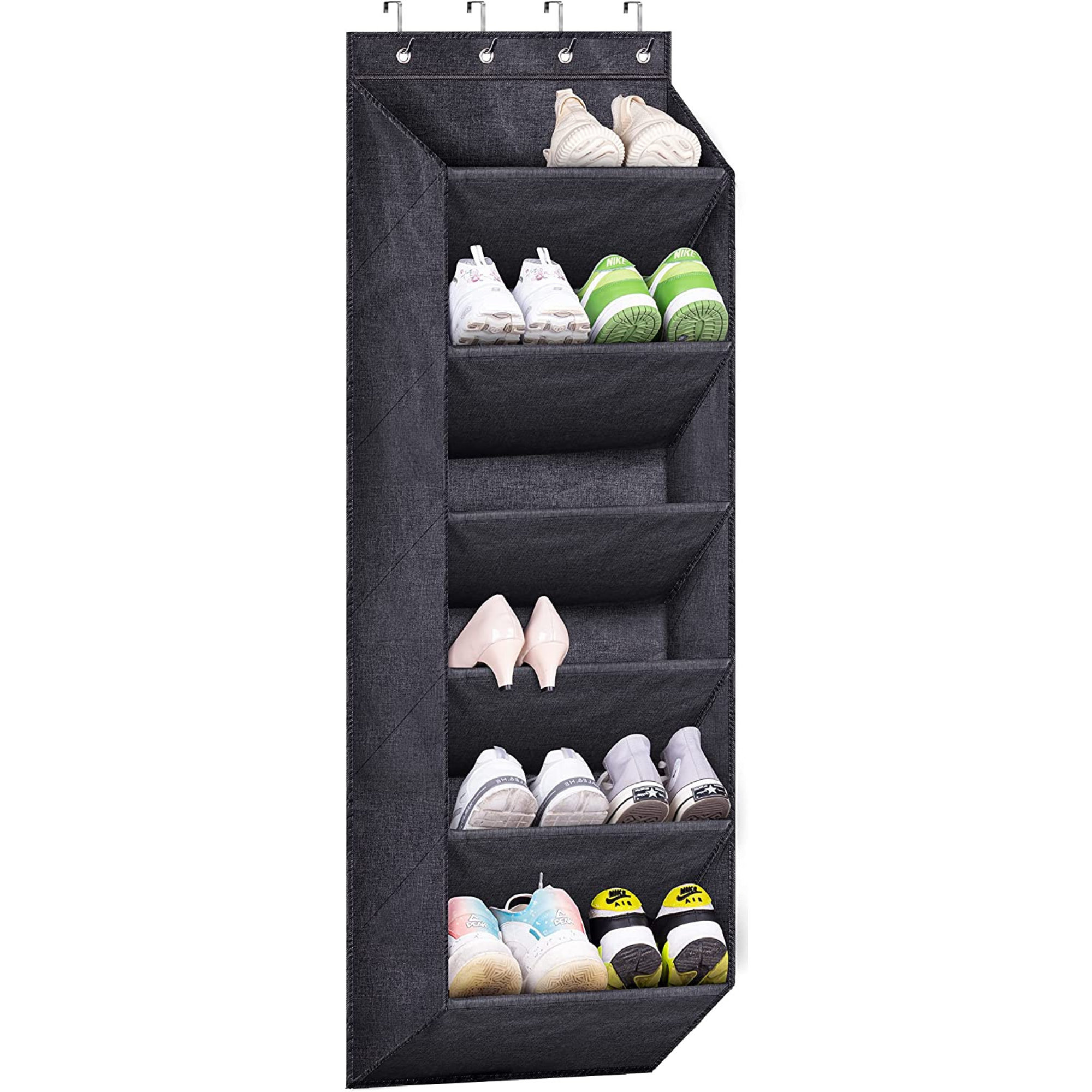 3-Tier Long Shoe Rack for Closet Metal Wide Shoe Organizer for Entryway,  Bedroom, Floor, Holds 24 Pairs Men Sneakers Stackable - AliExpress