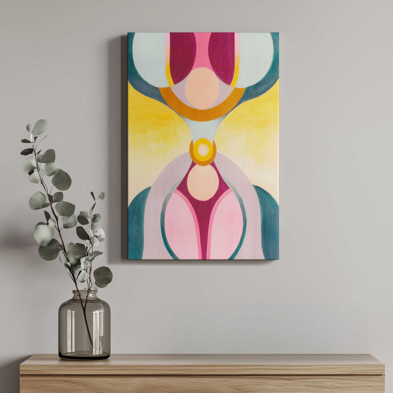 «Chakra Sunset II» par Grace Popp, reproduction d'art sur toile, H 18 po x l 12 po