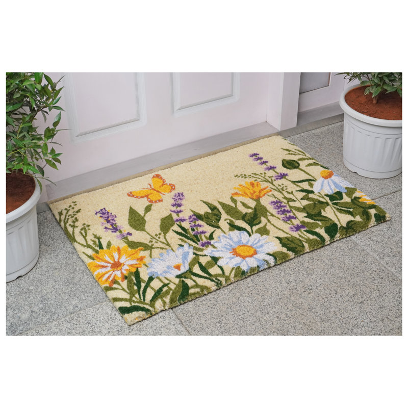 Butterfly Garden Doormat, 18" W x 30" L