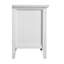 Table de chevet 3 tiroirs Hammond, blanc-1403533583