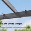 Pergola en aluminium avec auvent-123122875-96470417