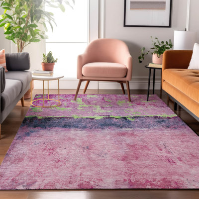 Premium Machine Washable Meidell AMF1716 Abstract Rug