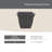 Square Plastic Planter with Sauce-861422526