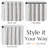 Blackout Floral Rod Pocket Curtains-807790119-807790121