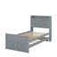 Lit simple en bois avec lit gigogne-1683528975