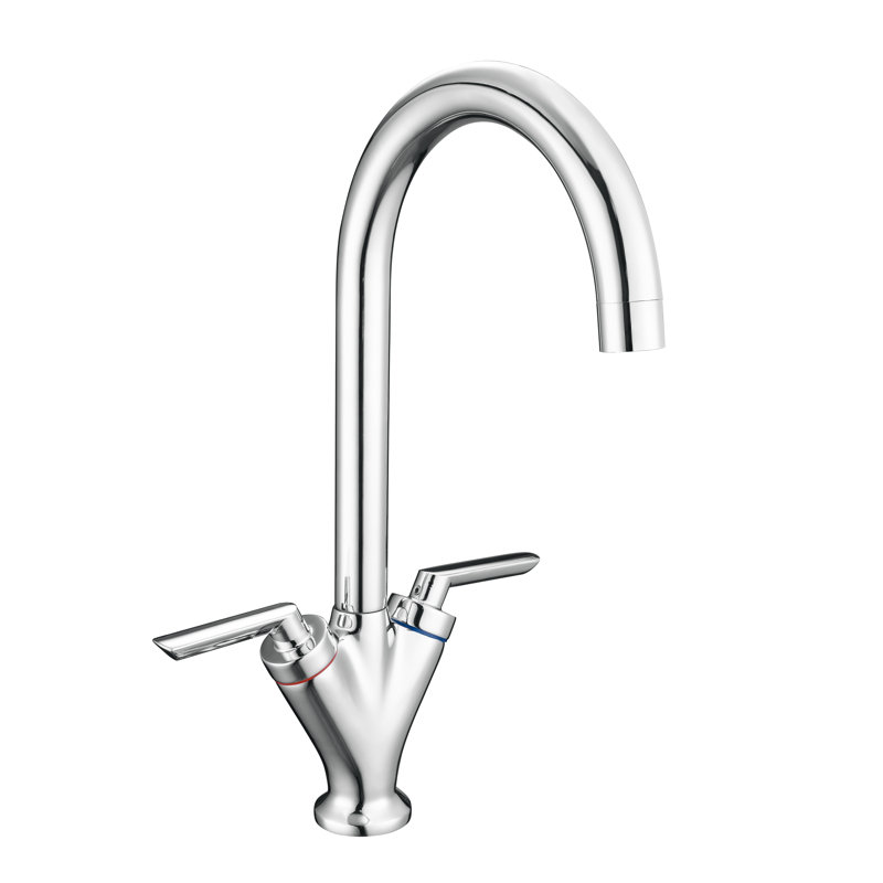 Piqua Twin Lever Monobloc Tap