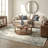 Myloh Transitional Gray/Aqua Performance Area Rug-664920238