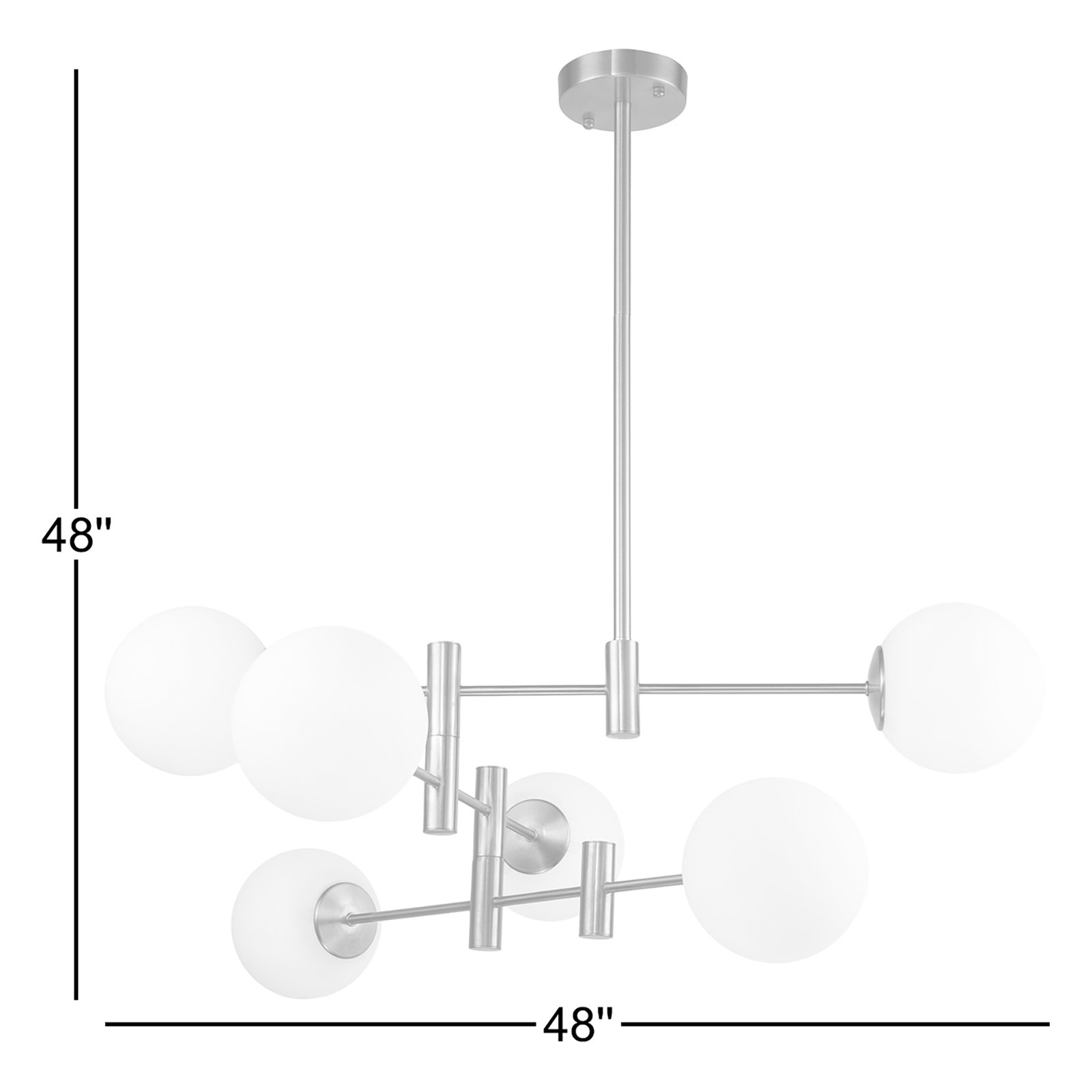 Vika 6 - Light Dimmable Chandelier
