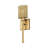 Weavington 1 Light Antique Gold Leaf Single Ada Sconce-121436211-121436212