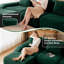 Canapé modulaire en forme de L de 114 po, canapé surdimensionné à assise profonde avec repose-pieds, revêtement en flanelle, vert-1401815613