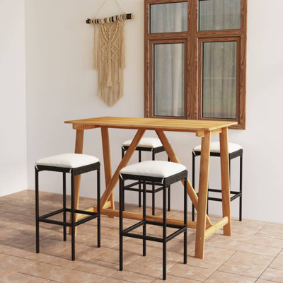 Ensemble de salle à manger à hauteur de bar 55,1 po Ahri