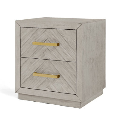 Corry 55cm W Solid Wood Bedside Table