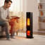 Living And Home 2000 Watt 6824 BTU Electric Tower Space Heater with Adjustable Thermostat and with Digital Display