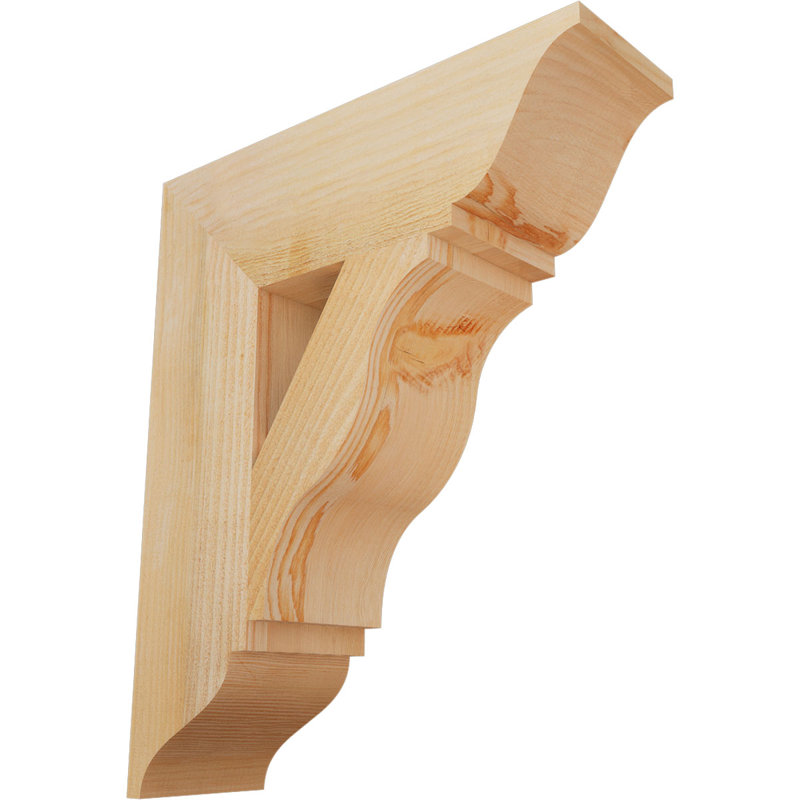 Support traditionnel Funston, H 24 po x l 6 po x P 20 po, Douglas, Scié brut