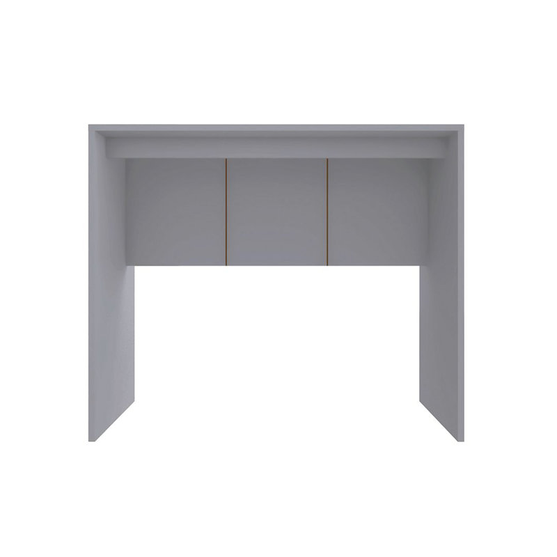 Bureau Cornelia, Gris, H 30 po x l 35,4 po x P 21,3 po