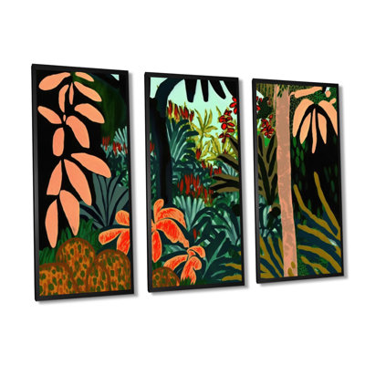 Bounties and Blooming Wilderness Blessings I - 3 pièces sur toile