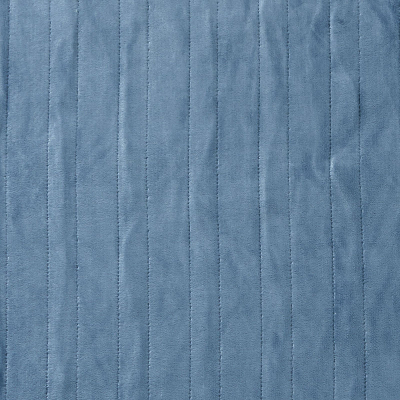 Couverture chauffante ultra douce et réversible, Grand, Bleu