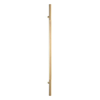 Knurled Long Door Pull, 72", Single-Sided