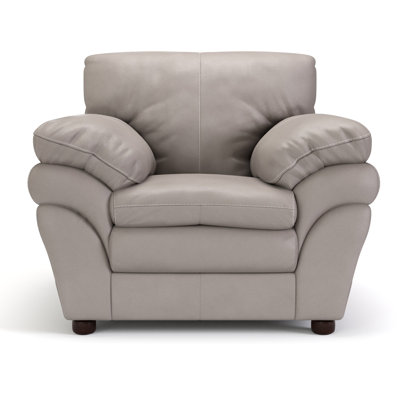 44" Wide Genuine Leather Armchair
