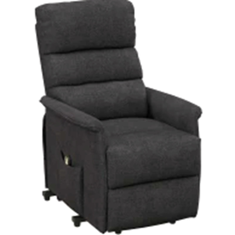Fauteuil inclinable électrique avec télécommande, Lin noir
