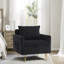 Chaise d'appoint rembourrée avec rangement et poche-598868100