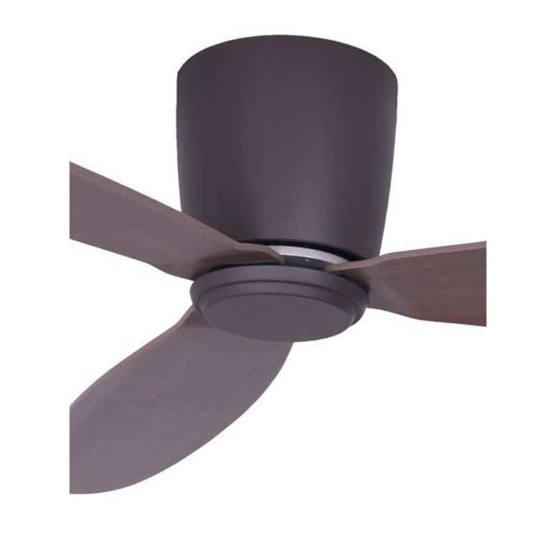 Abordale 132'' Ceiling Fan, Oil Rubbed Bronze with Brown Blades