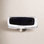 2" Length Black Decorative Cabinet Hardware Glass Long Knob