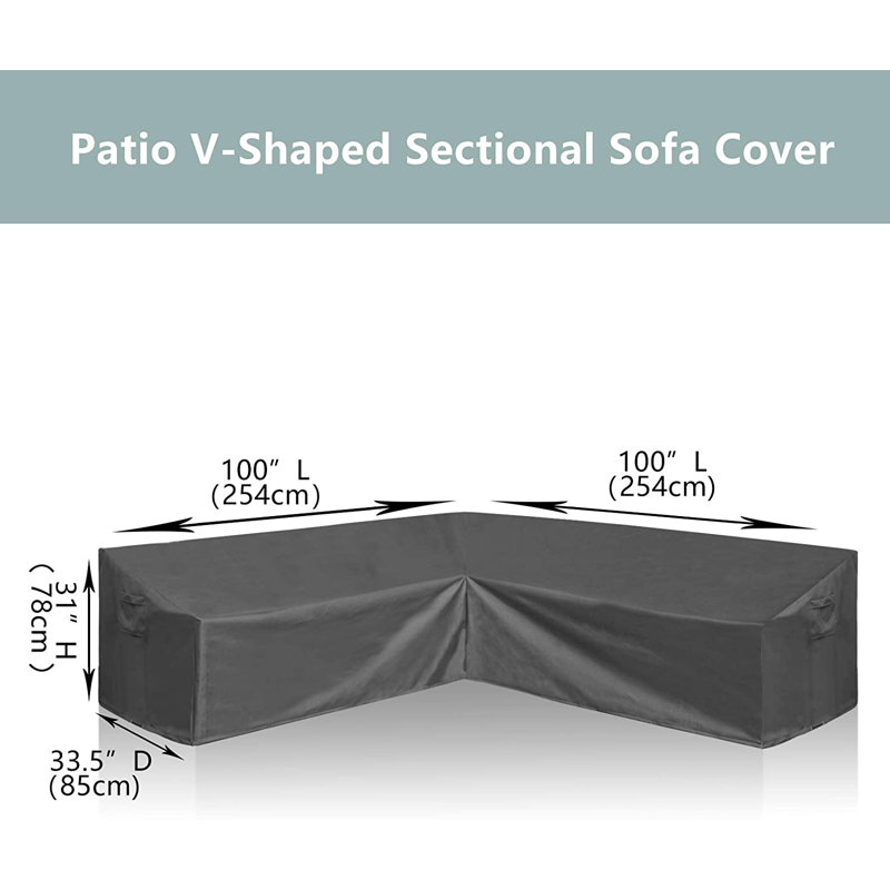 Karlstad Heavy Duty Waterproof Patio Sectional Cover