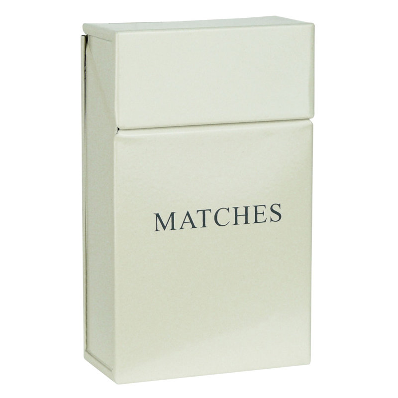 Steel Match Holder, Cream