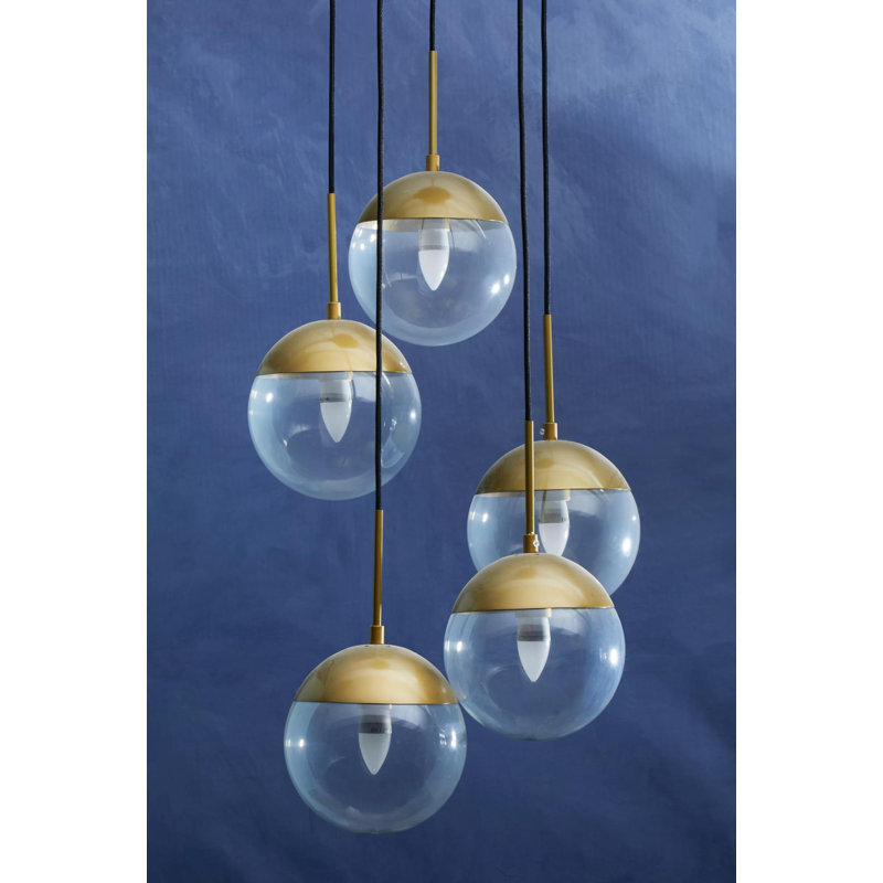 Royce 5 - Light Cluster Pendant, Gold