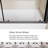 60.In W X 62.In H Single Sliding Shower Door, 1/5 Inch Thick Clear Tempered Glass Shower Door With Stainless Steel Handle-120178824