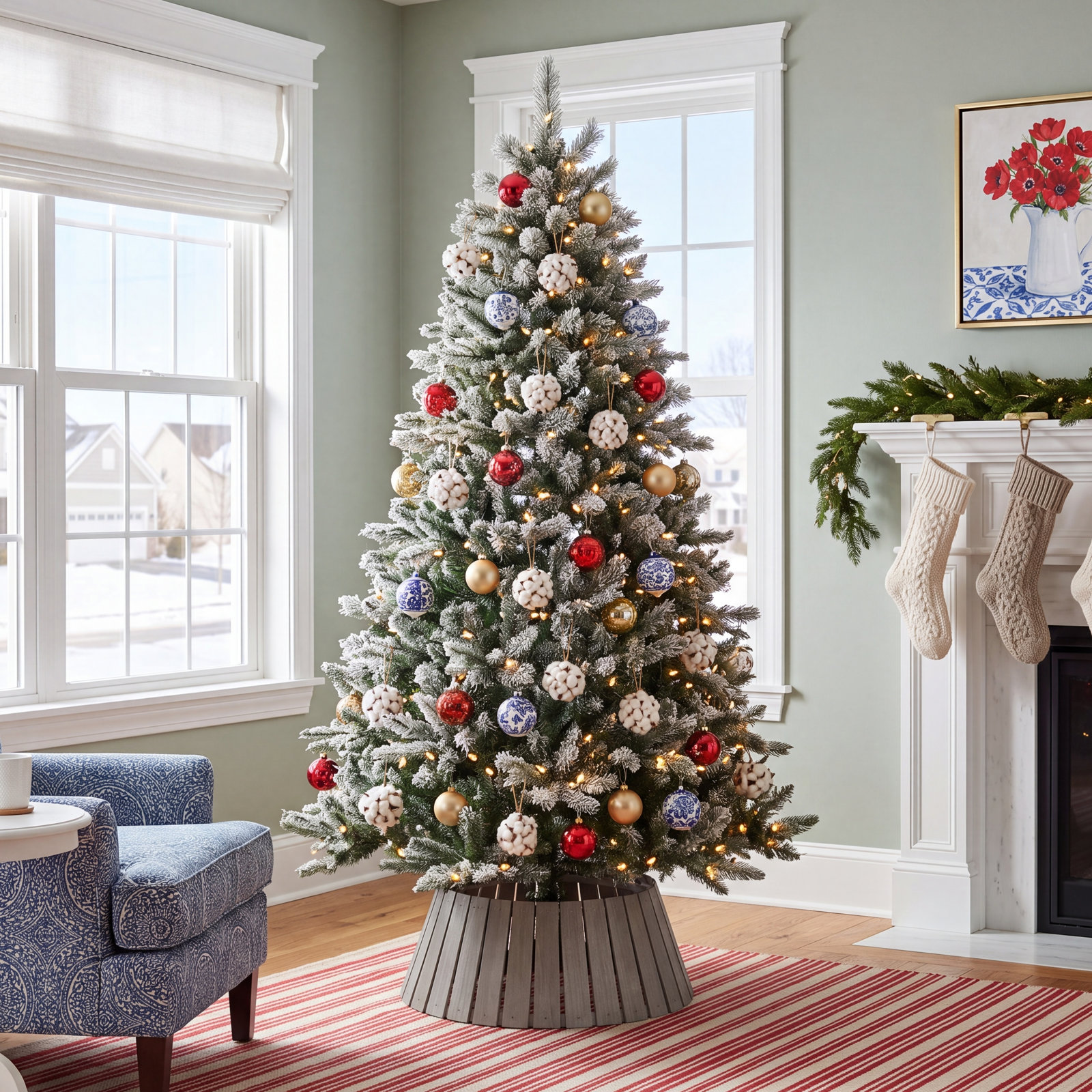 The Holiday Aisle® 31" Cotton Bauble