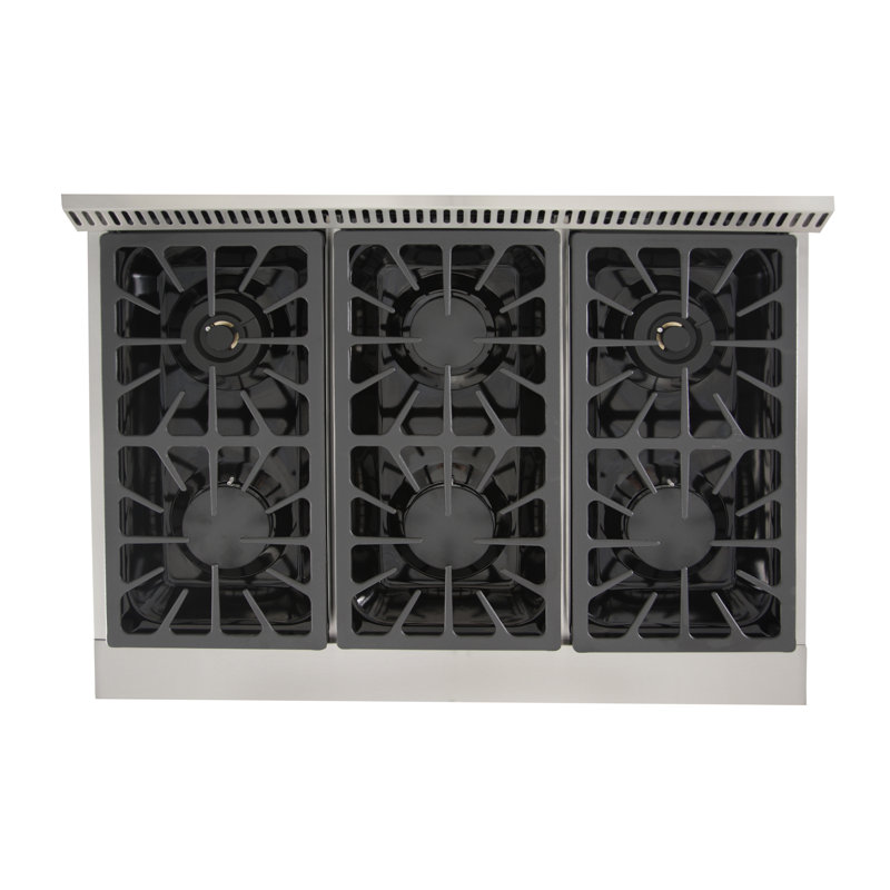 Kucht 36'' W Range, Classic Silver, Liquid Propane