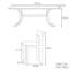 Vintage high-end simple dining table set-106297221