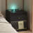 Smart Nightstand With Voice-Controlled 7-Color Night Light, Integrated Charging Station And Storage Cabinet For Bedroom-502902818
