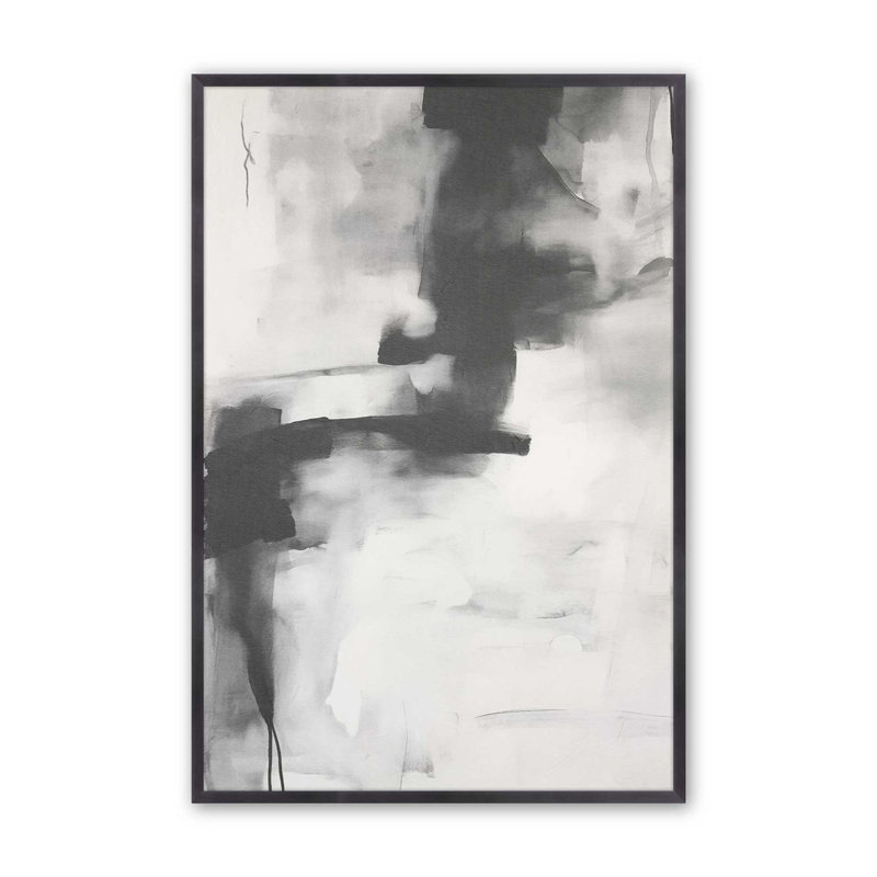 Monochrome Whisper I Print, Weathered Zinc Framed, 21.25" H x 17.25" W