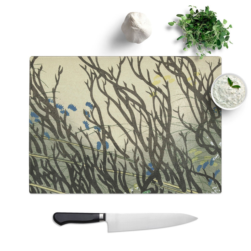 Hedge by Kamisaka Sekka Chopping Board, 0.4cm H x 20cm W x 28.5cm L