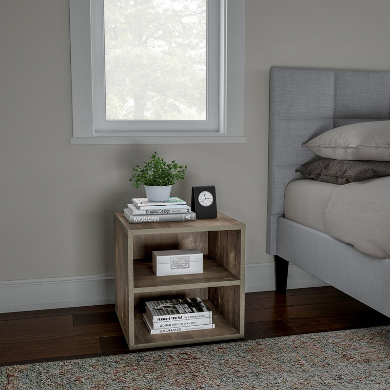 Table de bout cubique empilable Irieana, gris