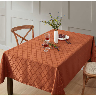 Sarok Rectangle Geometric Jacquard Tablecloth