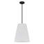 Suspension Peregrine à 1 lumière, noir mat-136324218