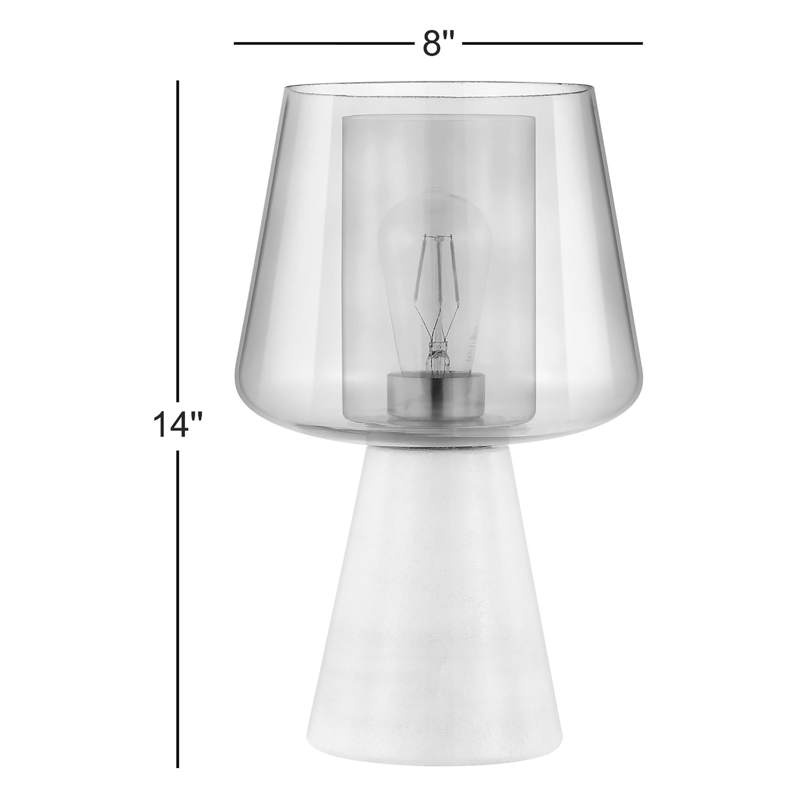 Muriwai Marble Novelty Lamp