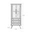 Noir + brun bois massif + fer + vitrines-120279270